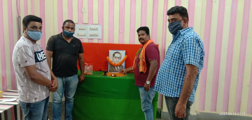 भाजपा ने समरसता दिवस के रूप मे मनाई बाबा साहेब की जयंती