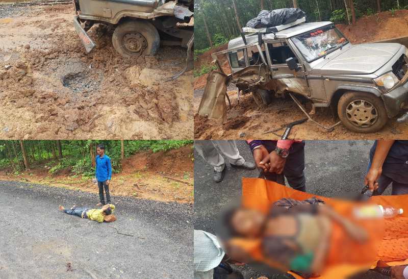 बड़ी खबर : माओवादियों के IED की चपेट में आया बोलेरो, एक की मौत, 11 घायल…