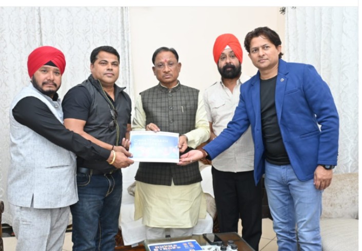 मुख्यमंत्री से छत्तीसगढ़ वेटरन क्रिकेट एसोसिएशन के प्रतिनिधिमंडल ने की सौजन्य मुलाकात...